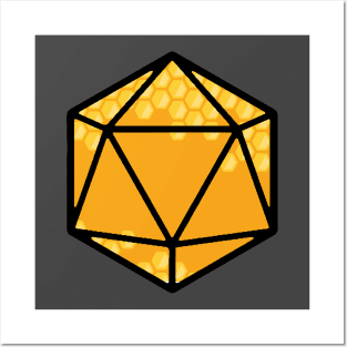 Honeycomb D20 Posters and Art